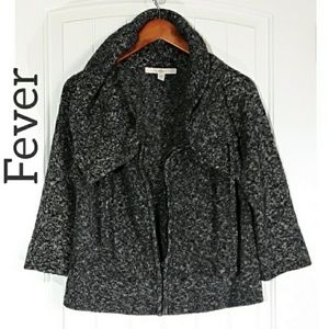 Fever Sweater Coat EUC